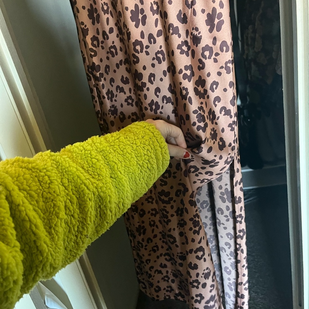 Tan Leopard Print Maxi Dress - Picture 2 of 4